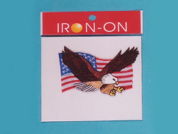 Eagle with U.S. Flag Badge 
